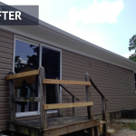 Siding installation/repair after photo
