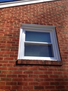 Window replacement brick home