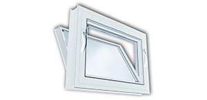Vinyl Kraft Hopper Windows