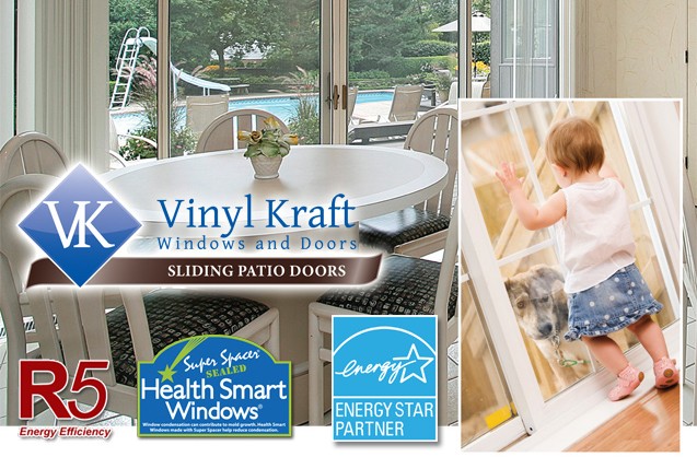 Vinyl Kraft Sliding Patio Doors