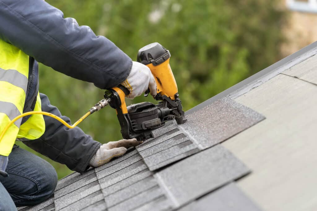alt="asphalt shingle roofing installation Salem Virginia"
